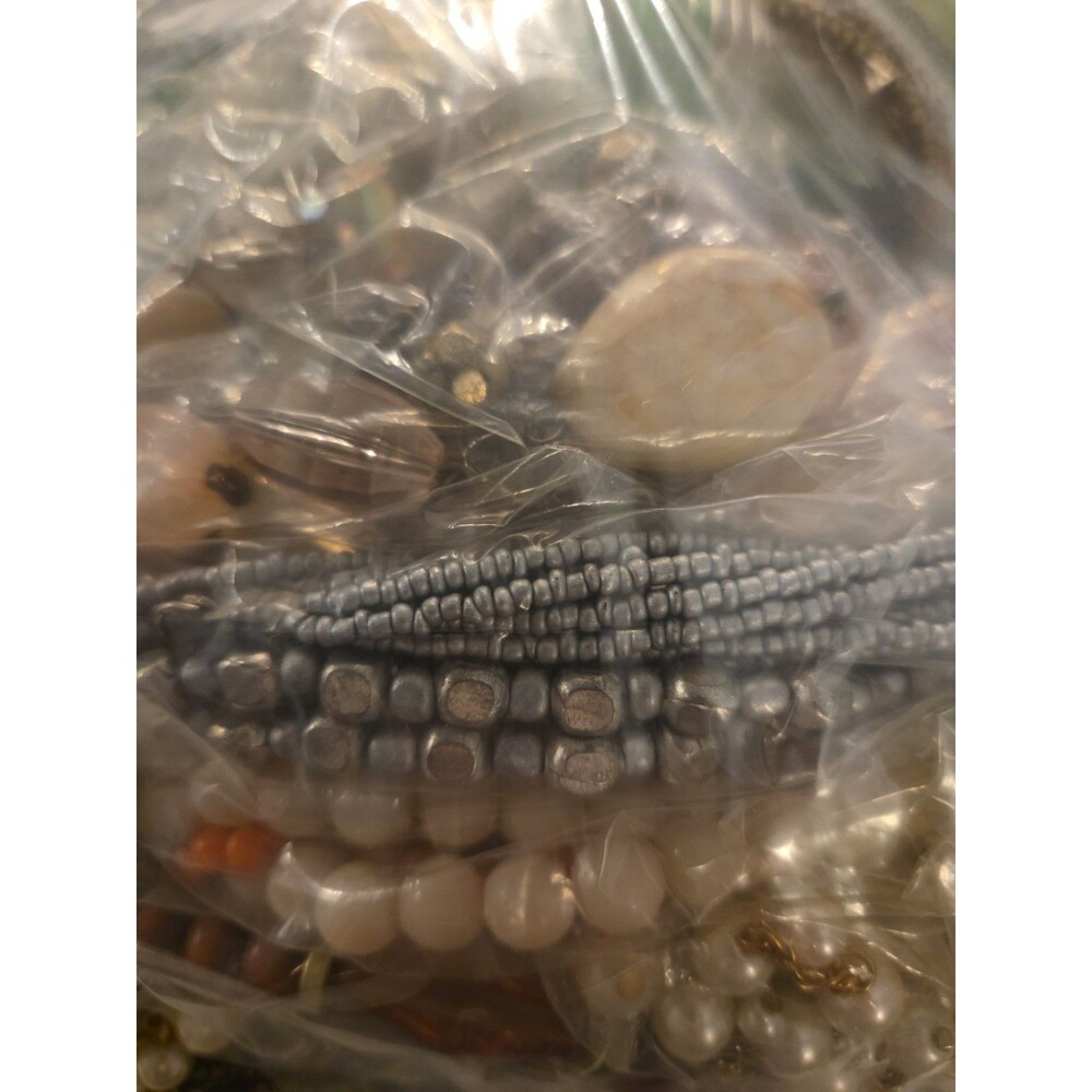 Large Jewelry Lot - Mostly Wearable Necklaces 4+ LBS Assorted Vintage To Now